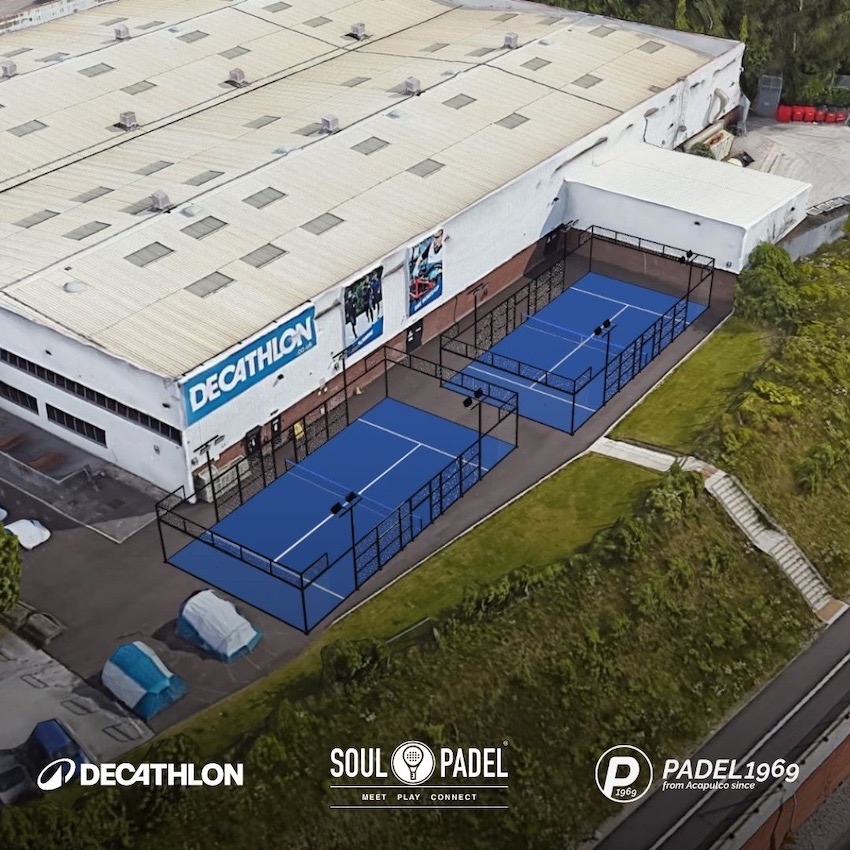 Soul Padel courts/Decathlon Stockport