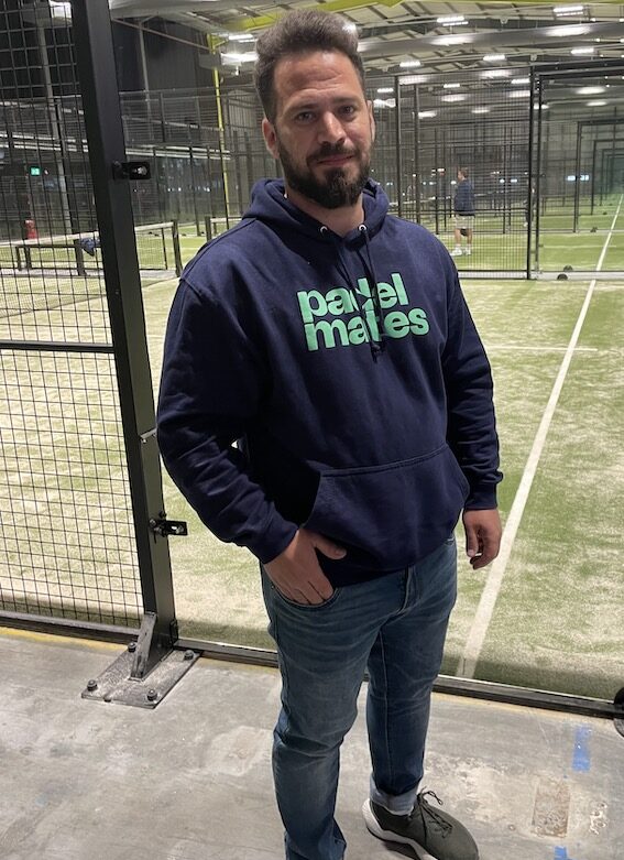 Padel Mates co-founder Daniel Dawood