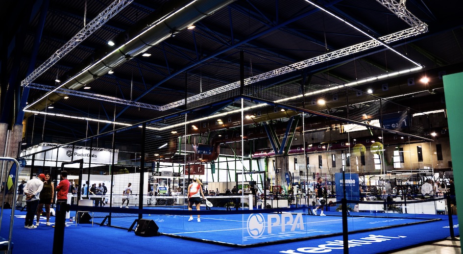 Padel courts at the Padel World Summit 2024