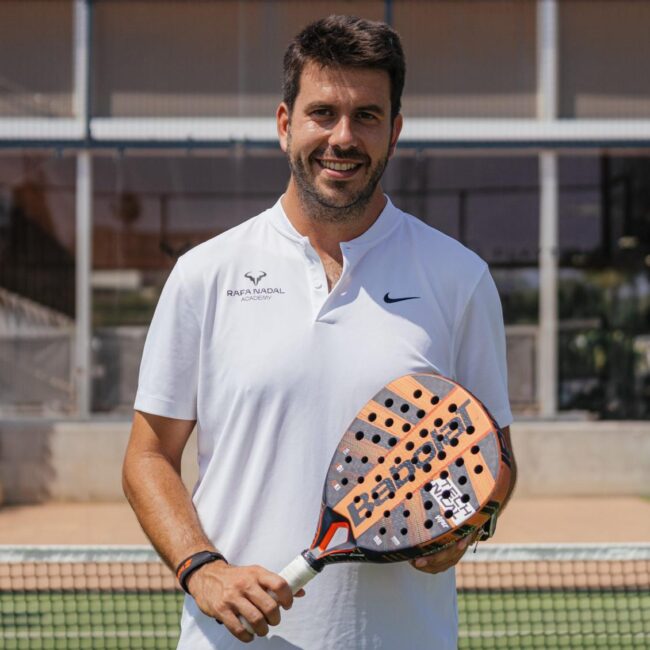 Guillem Vives, Rafa Nadal Academy padel coaching clinics in London