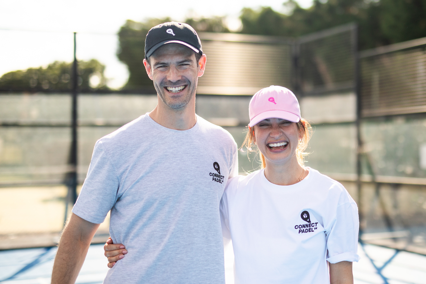 Lily James and her brother Charlie Thomson launch Connect Padel UK
