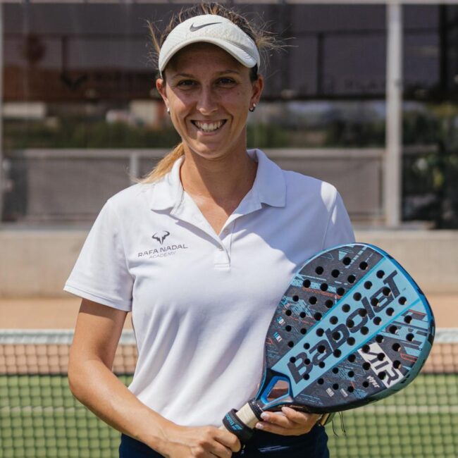 Lorena Rionda, Rafa Nadal Academy padel coaching clinics in Bristol