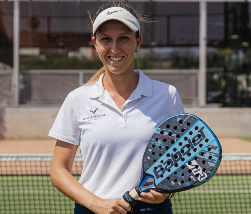 Lorena Rionda, Rafa Nadal Academy padel coaching clinics in Bristol