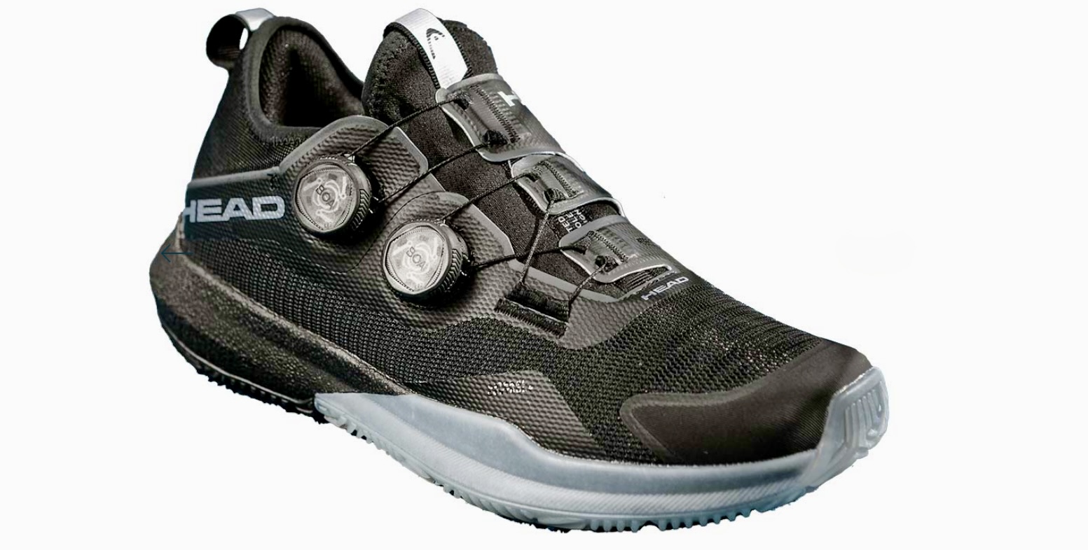 Guide to buying padel shoes, the reassuringly expensive Head Mens Motion Pro Boa Padel Shoe