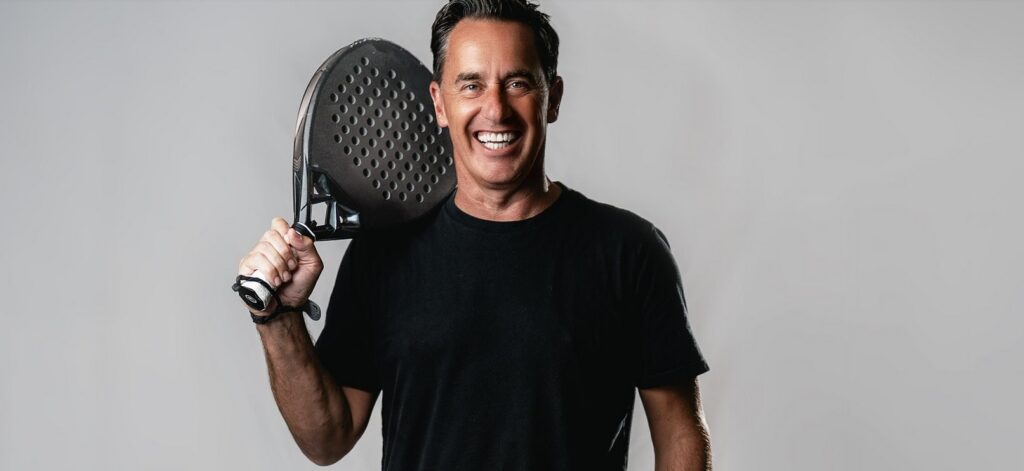 Paul Woodman, presenter of Padel Planet.
