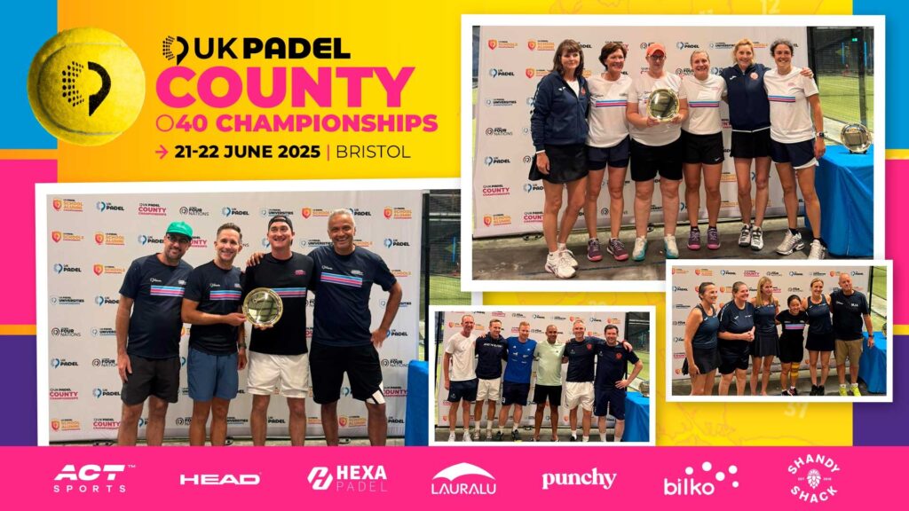 UK Padel Over 40s county championships