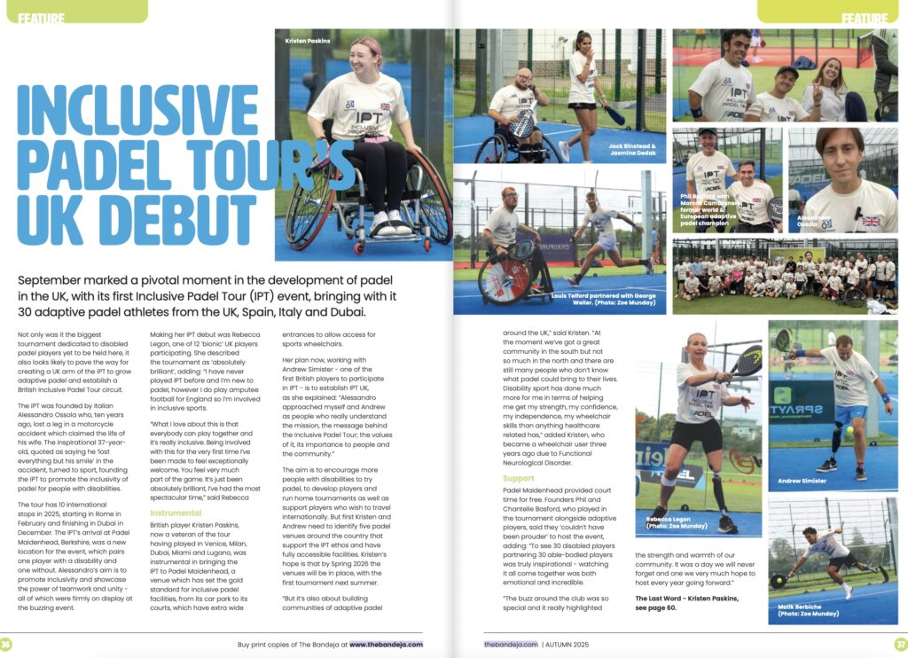 Inclusive Padel Tour at Padel Maidenhead, Berkshire.