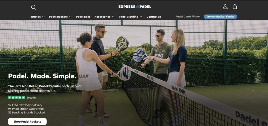 Express Padel online and instore shop