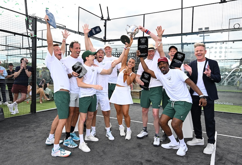 Tom Holland's Bero Beer London Pro Am padel competition, Padel Social Club.