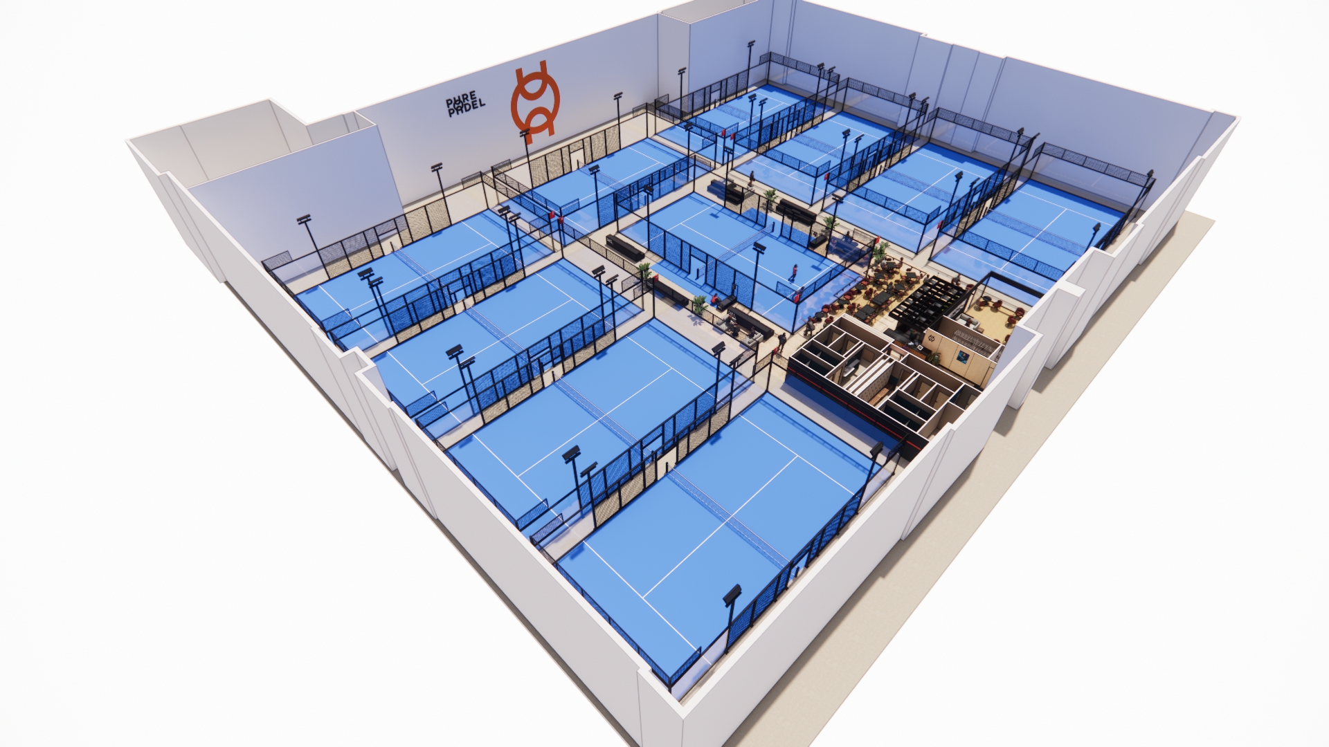 Pure Padel, Glasgow, is opening in January 2026.